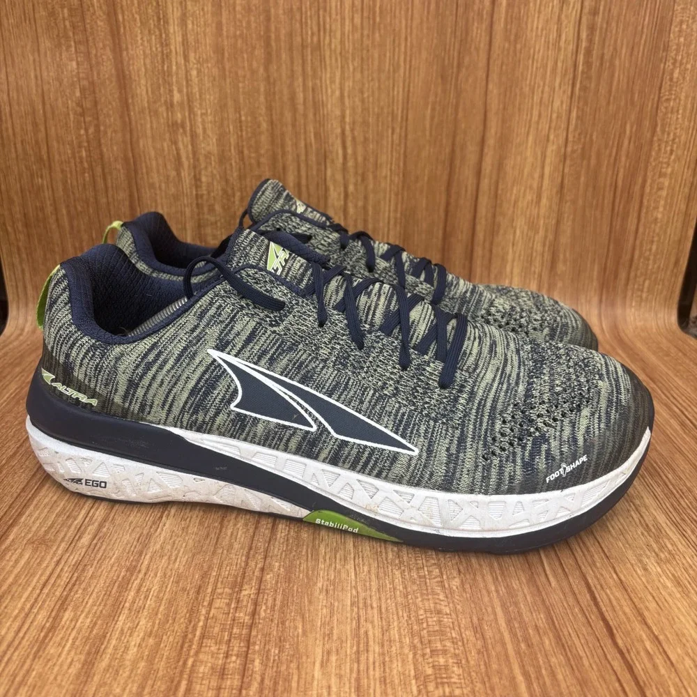 Altra Paradigm 4.5 Running Shoes Mens 13 Green Blue ALM1948G004 Stability Shoe